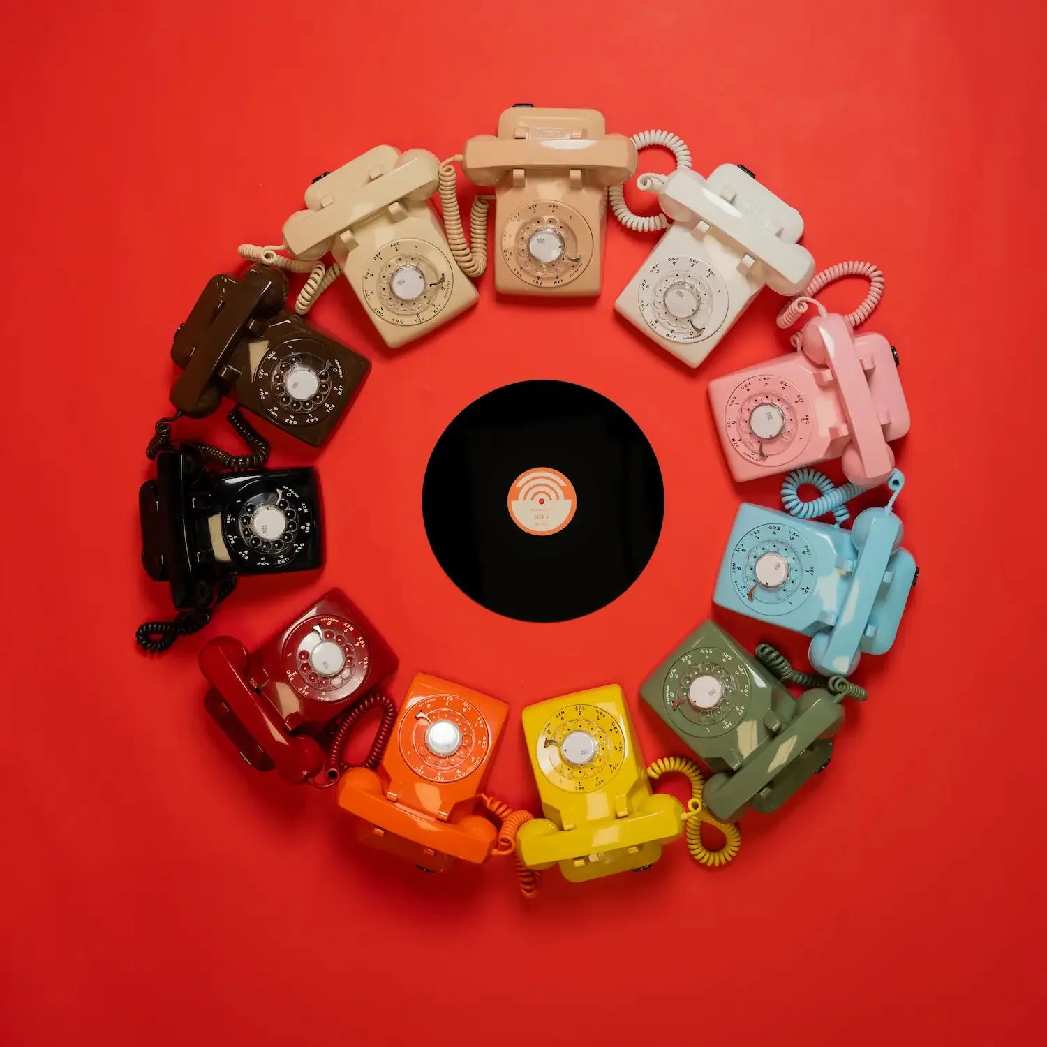 After The Tone: A storefront for a vintage rotary-phone wedding keepsake