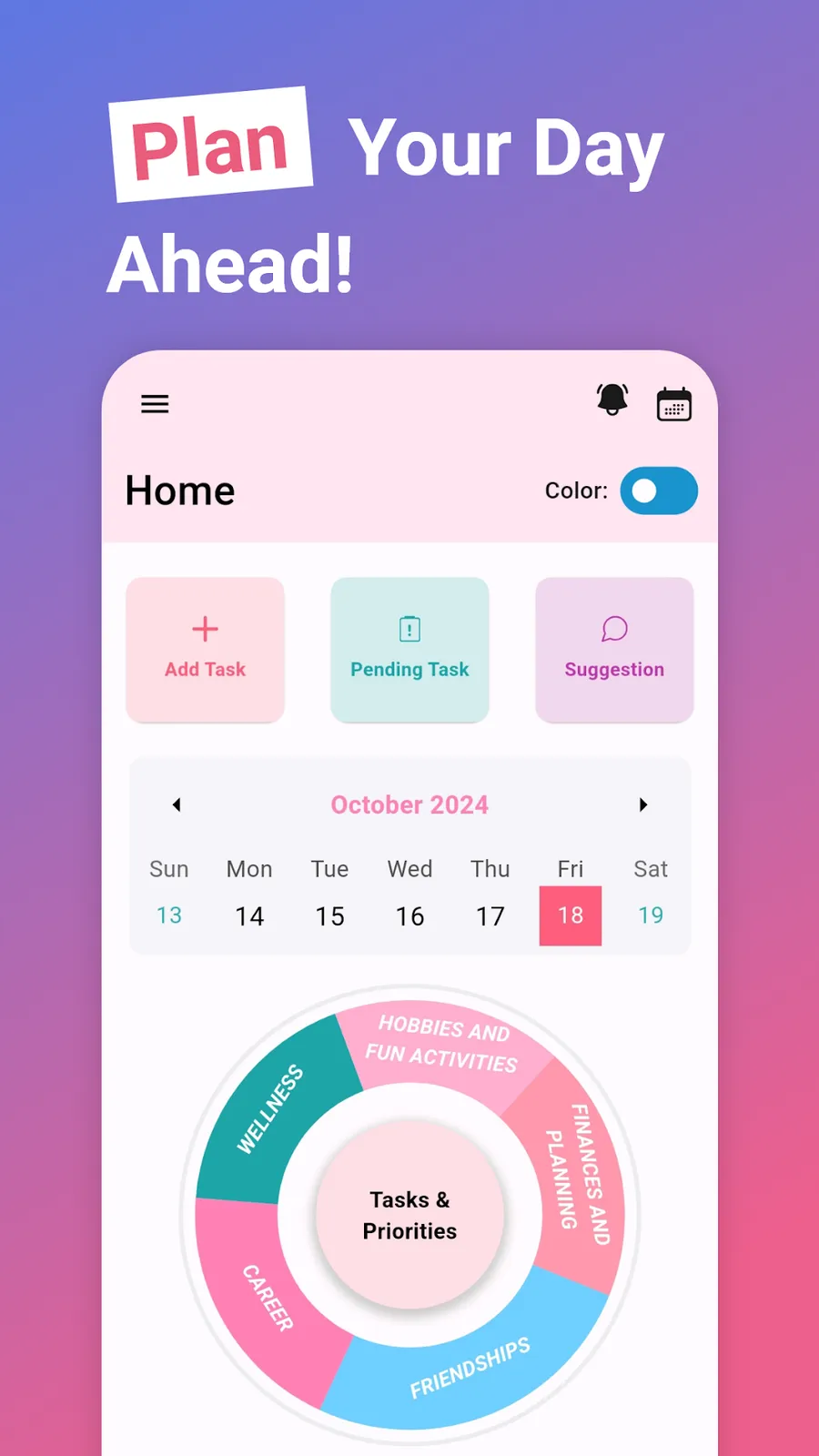 Balance Me: A work-life balance app that plans your day